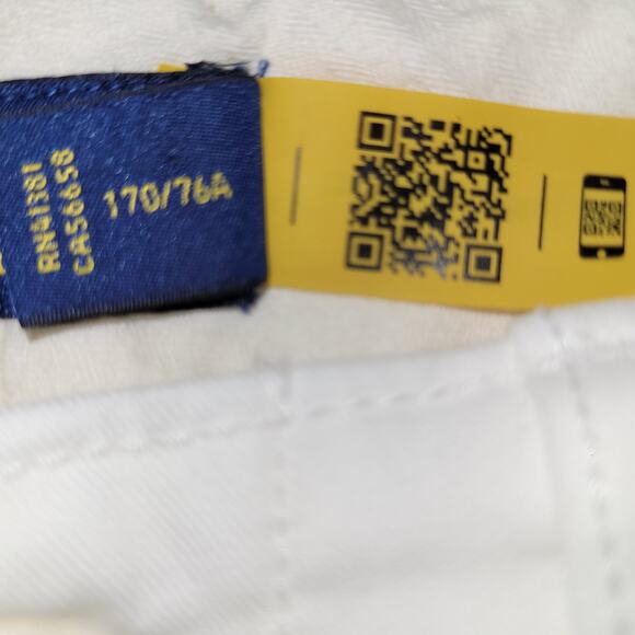 Polo Ralph Lauren Wide Leg Cropped Pants Size 8 White Beachy Coastal Minimalist - Picture 7 of 11